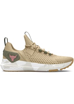 Buty treningowe crossfit uniseks Under Armour UA Project Rock Bsr 4 Ufc - beżowe ze sklepu Sportstylestory.com w kategorii Buty sportowe męskie - zdjęcie 184597028
