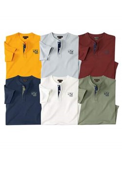 Zestaw 6 koszulek Outdoor - id: 15323500 - marki Atlas For Men - 184597316 Zestaw 6 koszulek Outdoor ze sklepu Atlas For Men w kategorii T-shirty męskie - zdjęcie 184597316