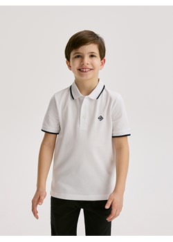 Reserved - Koszulka polo - biały ze sklepu Reserved w kategorii T-shirty chłopięce - zdjęcie 184597565