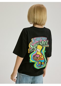 Reserved - T-shirt The Simpsons - czarny ze sklepu Reserved w kategorii T-shirty chłopięce - zdjęcie 184597599