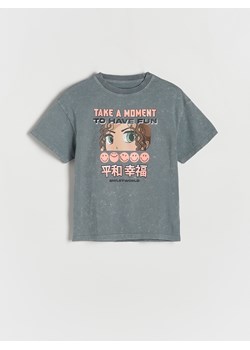 Reserved - T-shirt SmileyWorld® - lawendowy ze sklepu Reserved w kategorii T-shirty chłopięce - zdjęcie 184597887