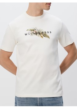 Reserved - T-shirt comfort z nadrukiem - złamana biel ze sklepu Reserved w kategorii T-shirty męskie - zdjęcie 184598069