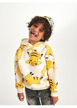 Reserved - Bluza z kapturem Pokémon - biały ze sklepu Reserved w kategorii Bluzy chłopięce - zdjęcie 184598107