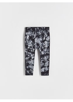 Reserved - Bawełniane legginsy tie dye - czarny ze sklepu Reserved w kategorii Legginsy niemowlęce - zdjęcie 184598186