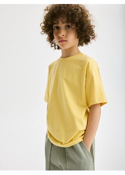 Reserved - Bawełniany t-shirt oversize - pomarańczowy ze sklepu Reserved w kategorii T-shirty chłopięce - zdjęcie 184598887