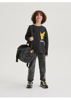 Reserved - Longsleeve oversize Pokémon - ciemnoszary ze sklepu Reserved w kategorii T-shirty chłopięce - zdjęcie 184599198