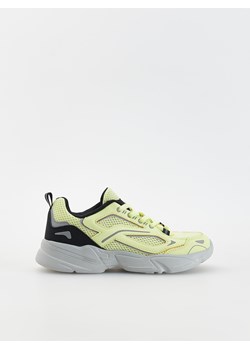 Reserved - Sneakersy z odblaskowymi wstawkami - żółty ze sklepu Reserved w kategorii Buty sportowe dziecięce - zdjęcie 184599649