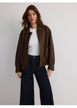 Reserved - Kurtka z owczej skóry - brązowy - id: YT952-88X - marki Reserved - 184599777 Reserved - Kurtka z owczej skóry - brązowy ze sklepu Reserved w kategorii Kurtki damskie - zdjęcie 184599777