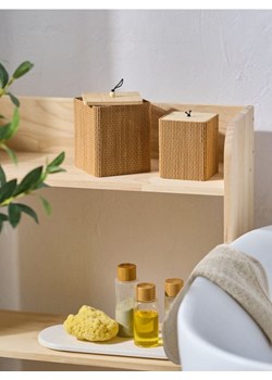 Sinsay - Pojemniki do przechowywania 2 pack - beżowy ze sklepu Sinsay w kategorii Dom - zdjęcie 184600378