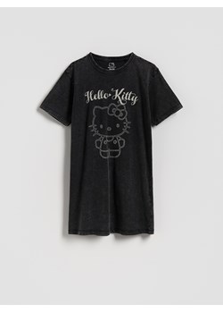 Reserved - Koszula nocna Hello Kitty - ciemnoszary ze sklepu Reserved w kategorii Piżamy dziecięce - zdjęcie 184600867
