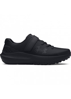 Chłopięce buty do biegania Under Armour UA BPS Surge 4 AC - czarne ze sklepu Sportstylestory.com w kategorii Buty sportowe dziecięce - zdjęcie 184601195