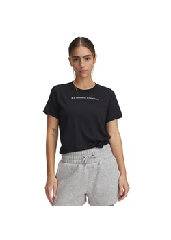 Damska koszulka treningowa Under Armour UA Tech PTH Graphic SSC - czarna ze sklepu Sportstylestory.com w kategorii Bluzki damskie - zdjęcie 184601215