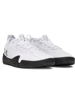 Męskie buty treningowe crossfit Under Armour UA TriBase Reign 6 - białe ze sklepu Sportstylestory.com w kategorii Buty sportowe męskie - zdjęcie 184601308