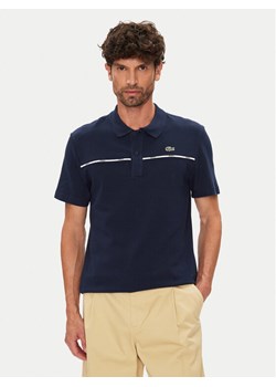Lacoste Polo PH9863 Granatowy Regular Fit ze sklepu MODIVO w kategorii T-shirty męskie - zdjęcie 184602809