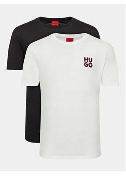 Hugo Komplet 2 t-shirtów 50492550 Biały Regular Fit ze sklepu MODIVO w kategorii T-shirty męskie - zdjęcie 184602829