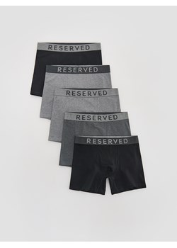 Reserved - 5 pack bokserek Long - ciemnoszary ze sklepu Reserved w kategorii Majtki męskie - zdjęcie 184603198