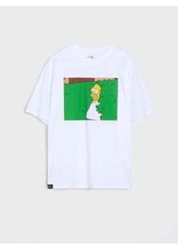 Sinsay - Koszulka The Simpsons - biały ze sklepu Sinsay w kategorii T-shirty chłopięce - zdjęcie 184603627