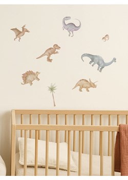 Sinsay - Naklejki na ścianę z motywem dinozaura 8 pack - wielobarwny ze sklepu Sinsay w kategorii Dom - zdjęcie 184603637