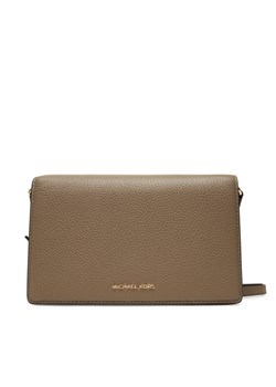 Torebka MICHAEL Michael Kors Jet Set Medium 32S4GJ6C6L Beżowy ze sklepu eobuwie.pl w kategorii Listonoszki - zdjęcie 184604375