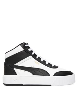 Sneakersy Puma Carina Mia Mid 402640 02 Biały ze sklepu eobuwie.pl w kategorii Buty sportowe damskie - zdjęcie 184604427
