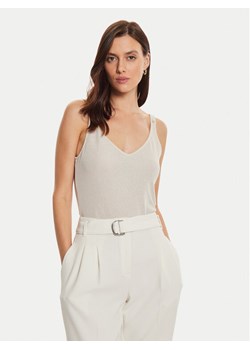 Morgan Top 232-DANIEL Écru Slim Fit ze sklepu MODIVO w kategorii Bluzki damskie - zdjęcie 184605088