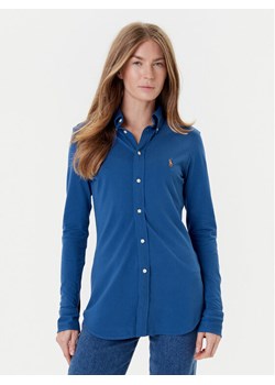 Polo Ralph Lauren Koszula 211924258024 Niebieski Slim Fit ze sklepu MODIVO w kategorii Koszule damskie - zdjęcie 184605117