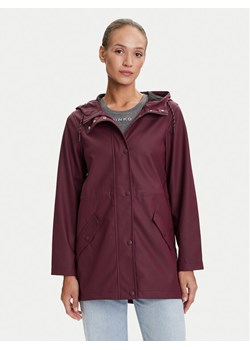 Vero Moda Kurtka przeciwdeszczowa Malou 10266982 Bordowy Regular Fit ze sklepu MODIVO w kategorii Kurtki damskie - zdjęcie 184605127