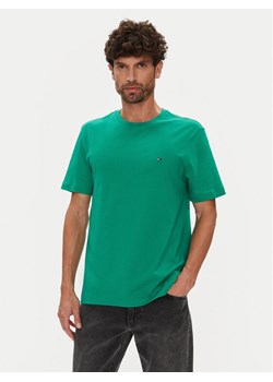 Tommy Hilfiger T-Shirt Ess Seasonal MW0MW39995 Zielony Regular Fit ze sklepu MODIVO w kategorii T-shirty męskie - zdjęcie 184605128