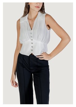 Morgan De Toi Bluzka 242-OPLI Biały Casual Fit ze sklepu MODIVO w kategorii Koszule damskie - zdjęcie 184605239