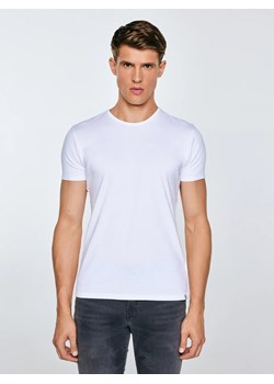 Koszulka męska bawełniana biała Basic 101 ze sklepu Big Star w kategorii T-shirty męskie - zdjęcie 184606048