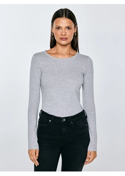 Bluzka damska z długim rękawem szara Classic 991 ze sklepu Big Star w kategorii Bluzki damskie - zdjęcie 184606086