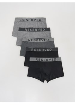 Reserved - 5 pack bokserek Classic - ciemnoszary ze sklepu Reserved w kategorii Majtki męskie - zdjęcie 184606405