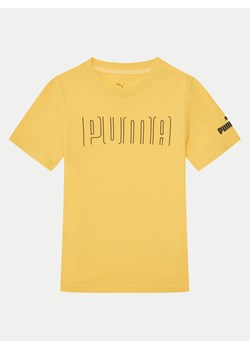 Puma T-Shirt Puma Sport Graphic 685850 Żółty Regular Fit ze sklepu MODIVO w kategorii T-shirty chłopięce - zdjęcie 184608235