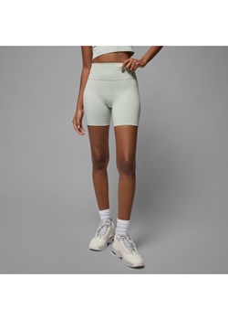 Damskie spodenki z wysokim stanem Dri-FIT 15 cm Jordan Sport - Szary ze sklepu Nike poland w kategorii Szorty - zdjęcie 184611248