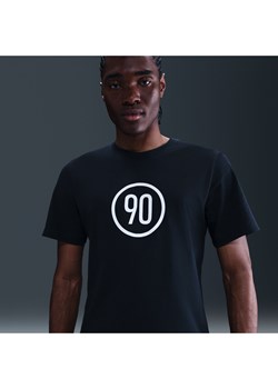 Męski T-shirt piłkarski Nike Total 90 - Czerń ze sklepu Nike poland w kategorii T-shirty męskie - zdjęcie 184611266