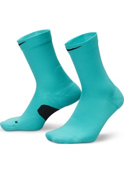 Klasyczne skarpety Nike Midweight Running (1 para) - Zieleń ze sklepu Nike poland w kategorii Skarpetki damskie - zdjęcie 184611308