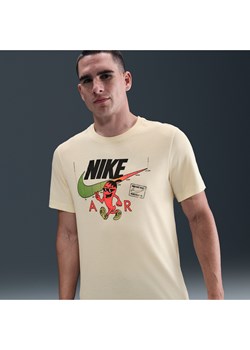 T-shirt Nike Sportswear - Brązowy ze sklepu Nike poland w kategorii T-shirty męskie - zdjęcie 184611326