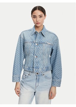 Calvin Klein Jeans Kurtka jeansowa LV047C782G Niebieski Oversize ze sklepu MODIVO w kategorii Kurtki damskie - zdjęcie 184613287