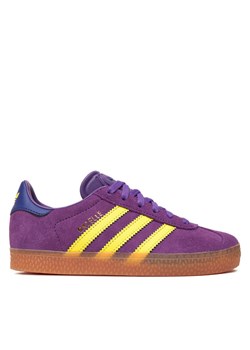 adidas Sneakersy Gazelle JP7131 Fioletowy ze sklepu MODIVO w kategorii Buty sportowe dziecięce - zdjęcie 184613338