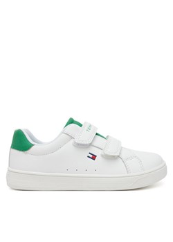 Tommy Hilfiger Sneakersy Low Cut Velcro Sneaker T1X9-33836-1355 S Biały - id: 0000305127846 - marki Tommy Hilfiger - 184613339 Tommy Hilfiger Sneakersy Low Cut Velcro Sneaker T1X9-33836-1355 S Biały ze sklepu MODIVO w kategorii Buty sportowe dziecięce - zdjęcie 184613339