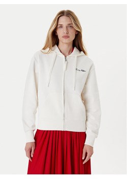 Tommy Hilfiger Bluza Script WW0WW45742 Écru Regular Fit ze sklepu MODIVO w kategorii Bluzy damskie - zdjęcie 184613357