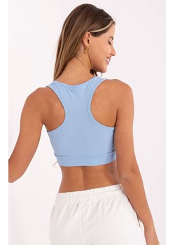 Jasnoniebieski top typu bokserka HG-TP-5445.47, Kolor jasnoniebieski, Rozmiar S, Rue Paris ze sklepu Primodo w kategorii Bluzki damskie - zdjęcie 184614049
