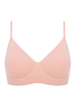 Różowy biustonosz miękki soft z fiszbinami Simple T-shirt, Kolor różowy, Rozmiar L, Julimex ze sklepu Primodo w kategorii Biustonosze - zdjęcie 184614068