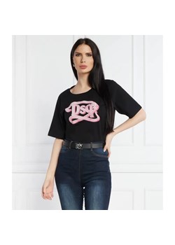 Dsquared2 T-shirt | Regular Fit ze sklepu Gomez Fashion Store w kategorii Bluzki damskie - zdjęcie 184614438