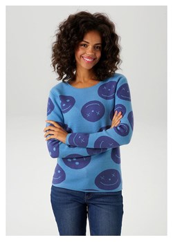 Aniston Sweter w kolorze niebieskim ze sklepu Limango Polska w kategorii Swetry damskie - zdjęcie 184614798