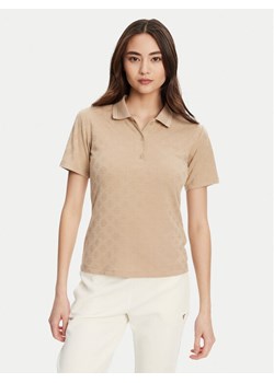 Guess Sweter V5YP01 KCX12 Beżowy Regular Fit ze sklepu MODIVO w kategorii Swetry damskie - zdjęcie 184615028