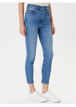Calvin Klein Jeans Jeansy LV047B769G Niebieski Skinny Fit ze sklepu MODIVO w kategorii Jeansy damskie - zdjęcie 184615088