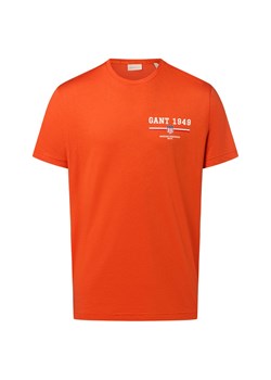 Gant Koszulka męska Mężczyźni Bawełna sjena jednolity ze sklepu vangraaf w kategorii T-shirty męskie - zdjęcie 184615496