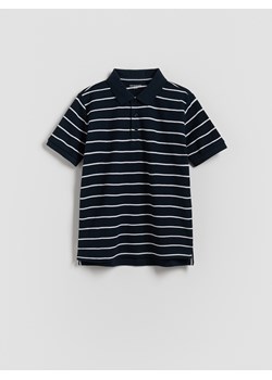 Reserved - T-shirt polo - granatowy ze sklepu Reserved w kategorii T-shirty chłopięce - zdjęcie 184615997