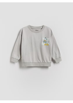 Reserved - Longlseeve Kaczor Donald - ciemnoszary ze sklepu Reserved w kategorii T-shirty chłopięce - zdjęcie 184616025